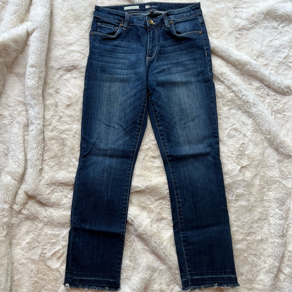 KUT ‘Reese’ Ankle Straight Jeans 🌸